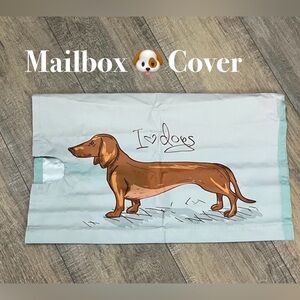 Dog-Themed Pet Metal Mail Box Cover with Dachshund Design